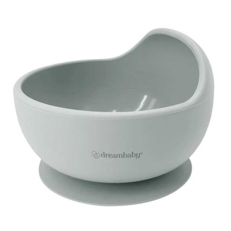 Silicone Scoop Suction Bowl, Seafoam