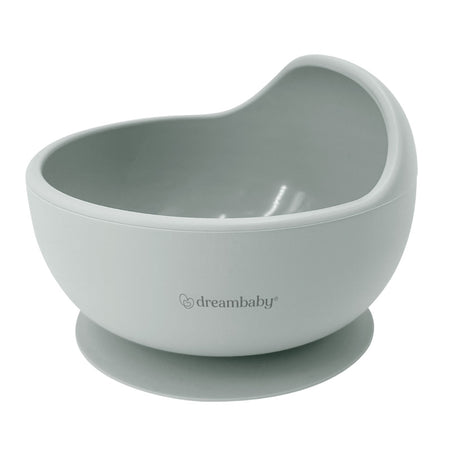 Silicone Scoop Suction Bowl, Seafoam