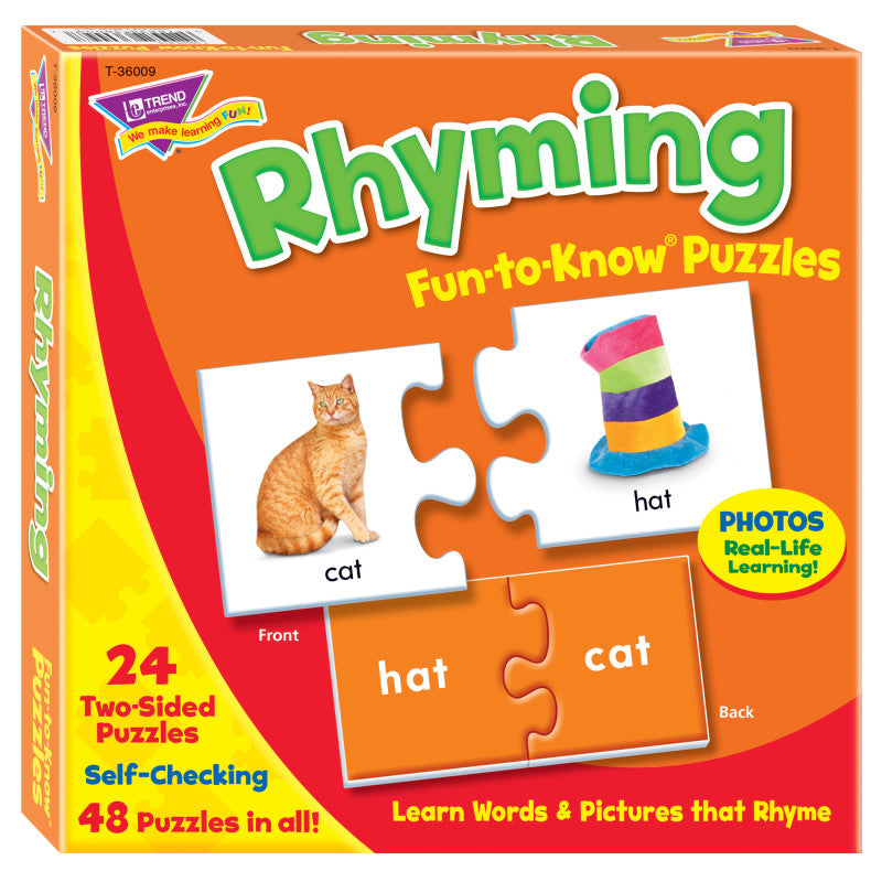 Rhyming Fun-to-Know&reg; Puzzles