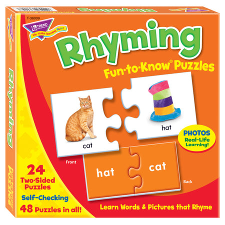 Rhyming Fun-to-Know&reg; Puzzles