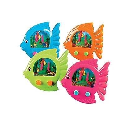 Plastic Fish-Shaped Ring Toss Water Games. 12 Per Pack
