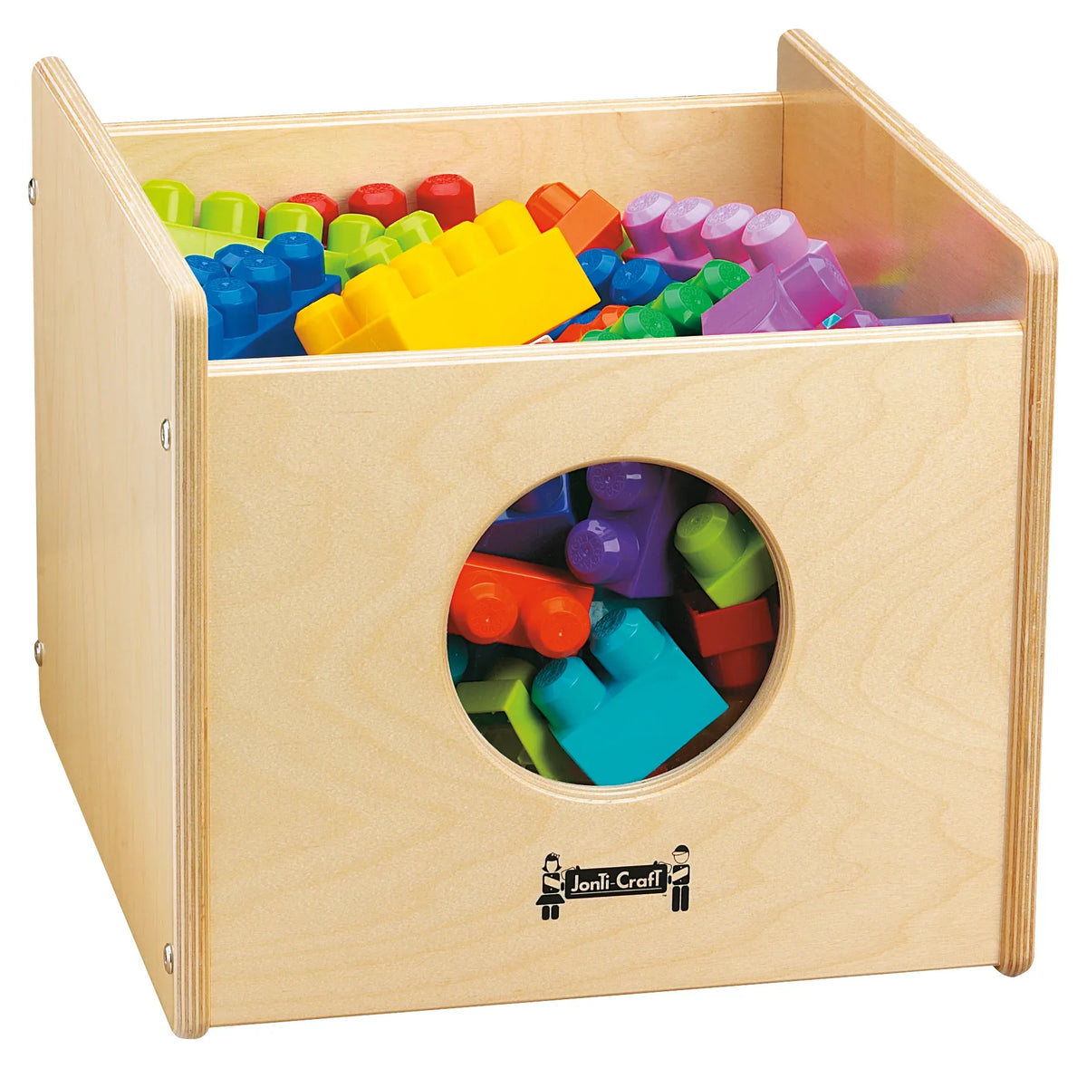 Jonti-Craft® See-n-Wheel Shelf with Bins