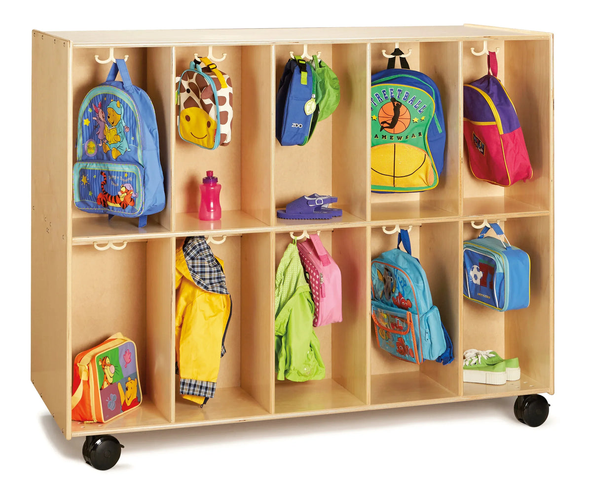 Jonti-Craft® 20 Section Mobile Backpack Cubbie