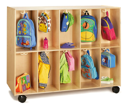 Jonti-Craft® 20 Section Mobile Backpack Cubbie