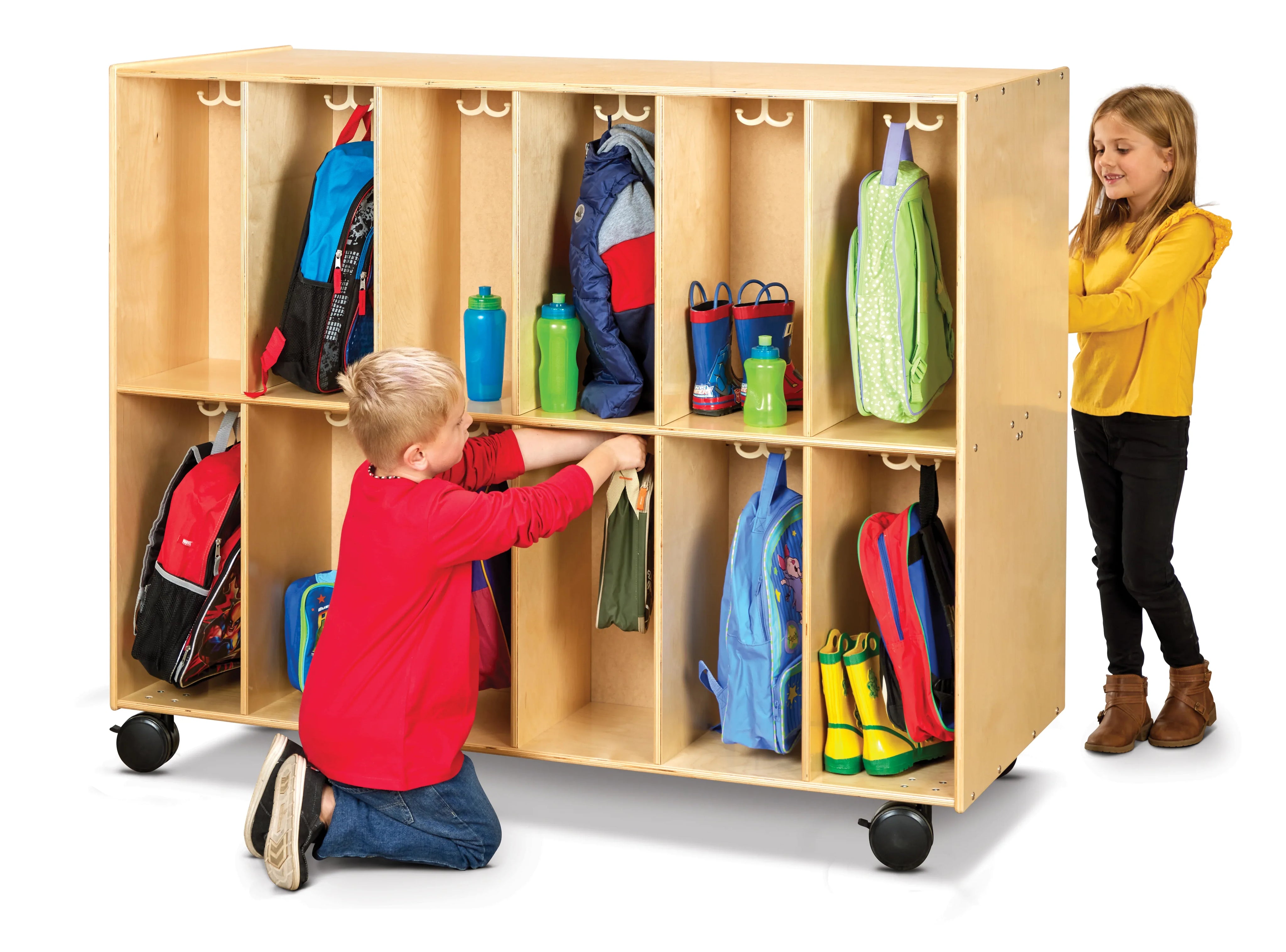 Jonti-Craft® 24 Section Mobile Backpack Cubbie