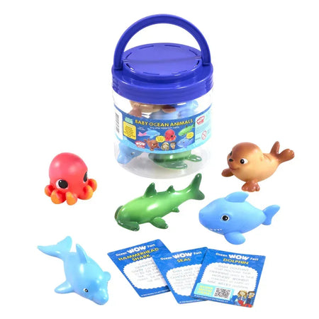 WOW in the World Soft Baby Ocean Animals Bucket