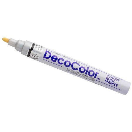 Marvy DecoColor® Broad Tip Paint Marker - Silver