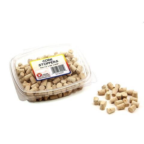 Hygloss Cork Stoppers, 40 assorted stoppers