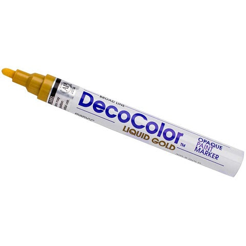 Marvy DecoColor® Broad Tip Paint Marker - Gold