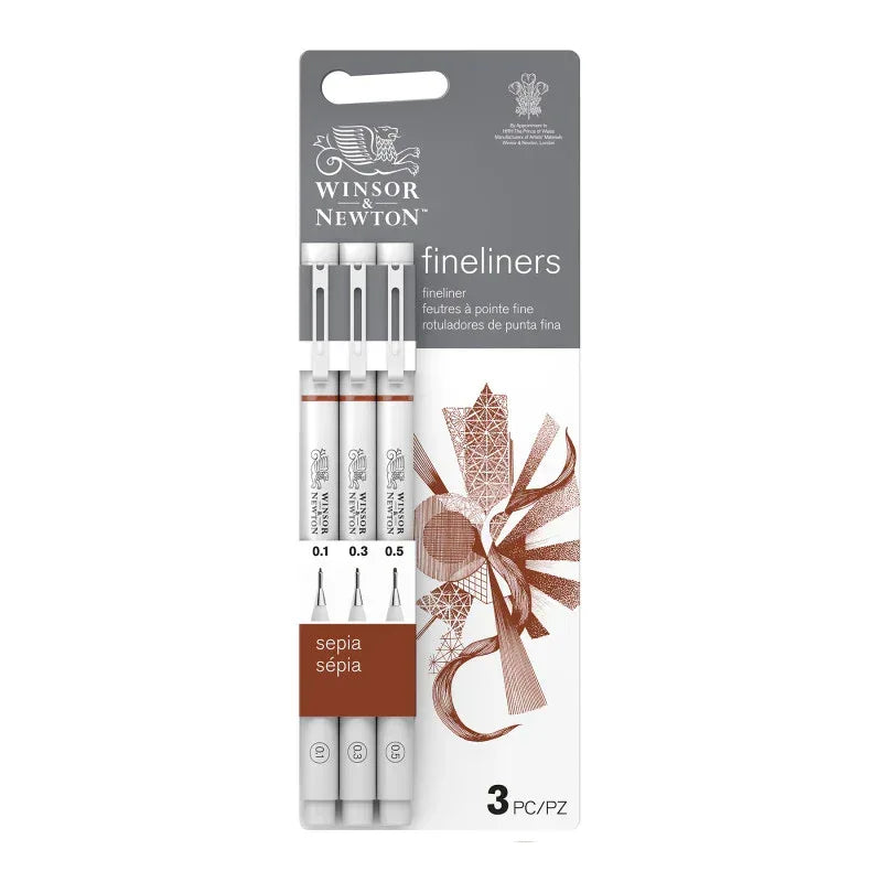 WN FineLiner - Sepia - Set of 3 (Assorted)