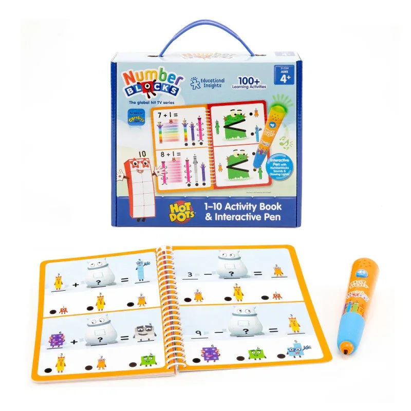 Hot Dots 1-10 Number blocks Activity Book & Interactive Pen