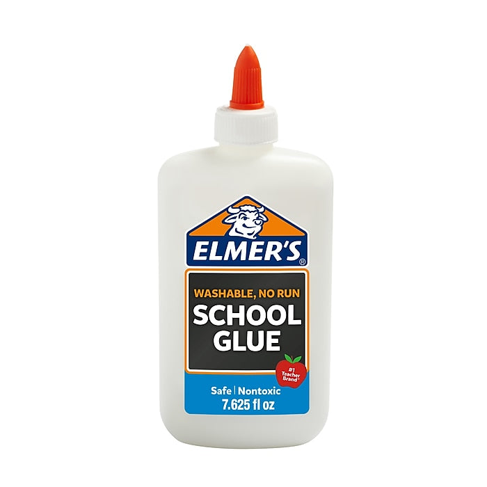 Elmer's White Liquid School Glue, 7.625 oz., White, (E308)