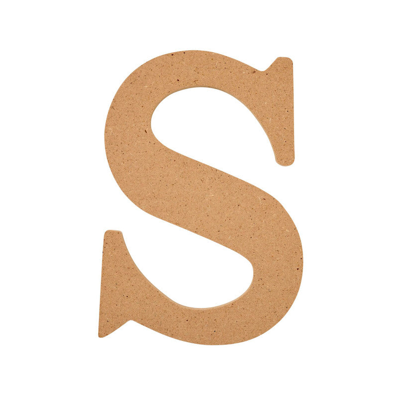 MDF Letter, S, 5 Inch