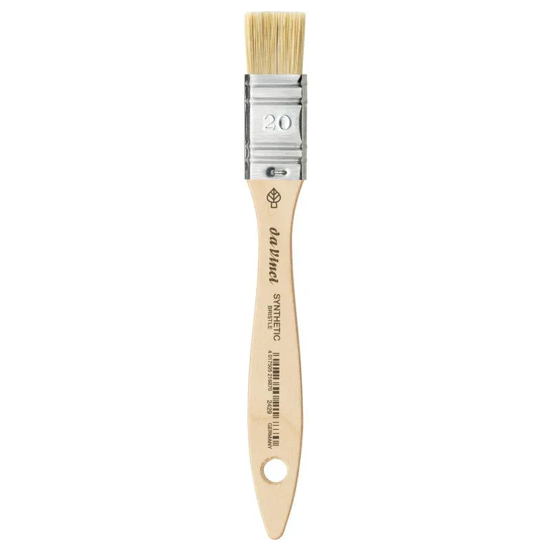 SYNTHETIC Mottler Brush, Natural Hog, Acrylic & Oil, Flat, Series 2429, Size 20