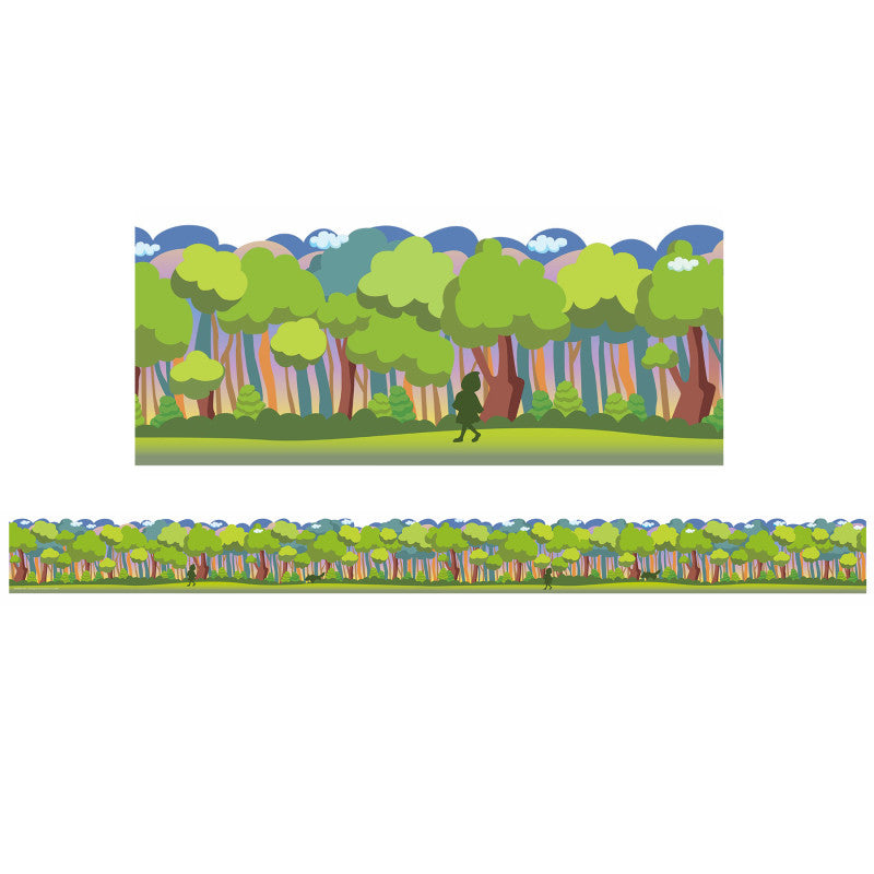 Once Upon A Dream Forest Extra Wide Die-Cut Deco Trim&reg;, 37 Feet