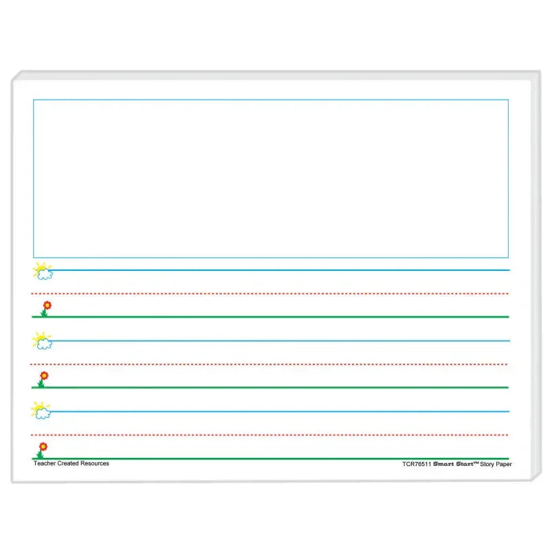 Smart Start K-1 Story Paper: 100 Sheets