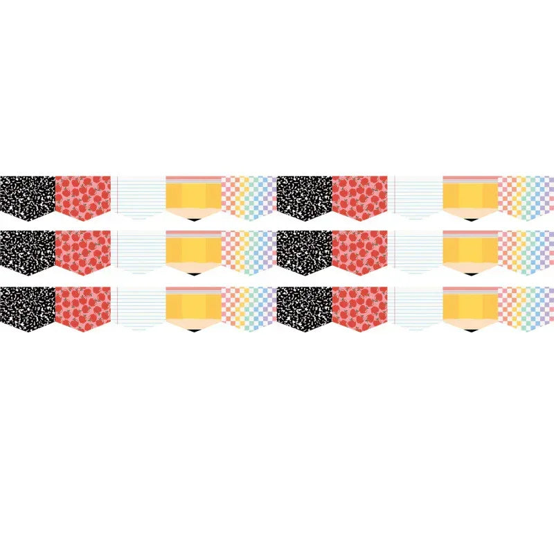 Cool for School Die-Cut Border Trim, 35 Feet Per Pack, 3 Packs