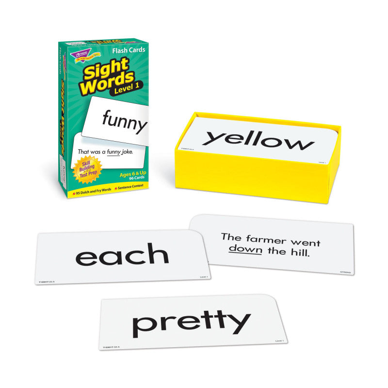 Sight Words â Level 1 Skill Drill Flash Cards