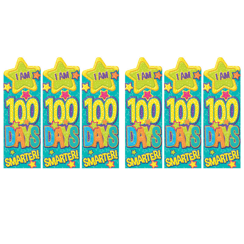 Color My World 100 Days Bookmarks, 36 Per Pack, 6 Packs