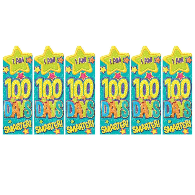 Color My World 100 Days Bookmarks, 36 Per Pack, 6 Packs