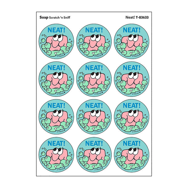 Neat!/Soap Scent Retro Scratch 'n Sniff Stinky Stickers&reg;, 24 ct.