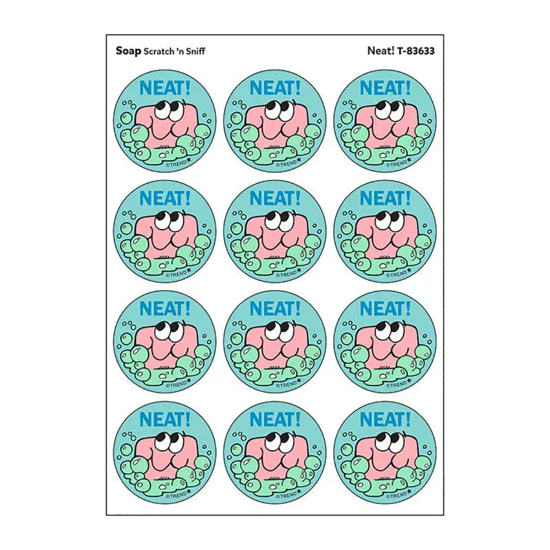 Neat!/Soap Scent Retro Scratch 'n Sniff Stinky Stickers&reg;, 24 ct.