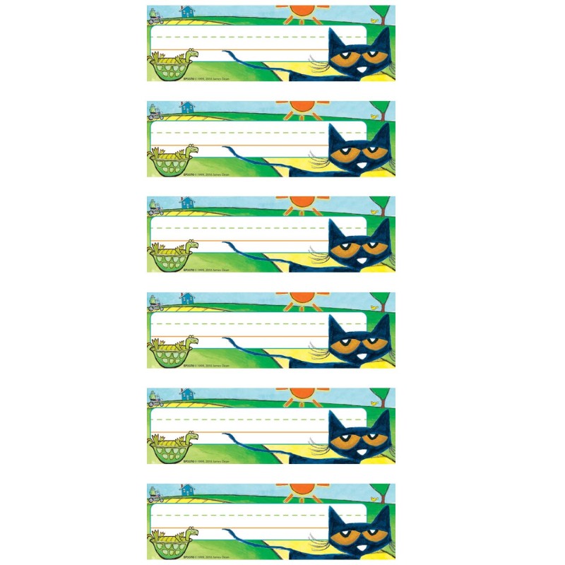 Pete the Cat&reg; Nameplates, 36 Per Pack, 6 Packs