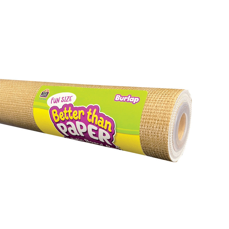 Fun Size Better Than Paper&reg; Bulletin Board Roll, 18" x 12', Burlap