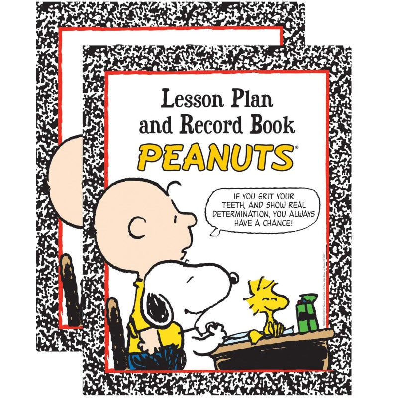 Peanuts&reg; Lesson Plan & Record Book, Pack of 2