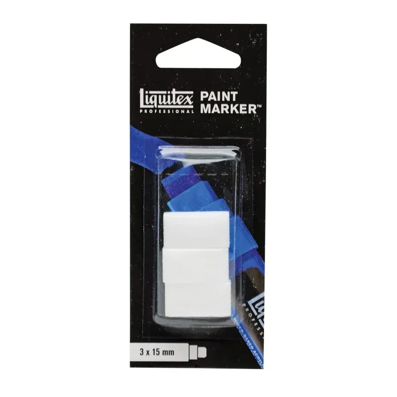 Professional Acrylic Paint Marker, Replacement Wide Chisel Nibs, Set of 3