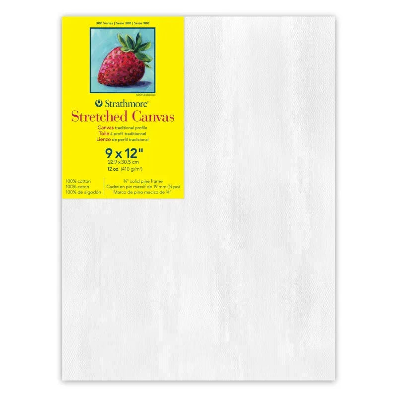 300 Series Traditional Stretched Canvas, 9x12 inch