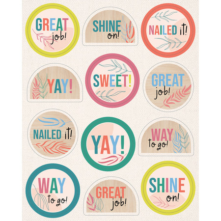 True to You Motivators Motivational Stickers, Pack of 72