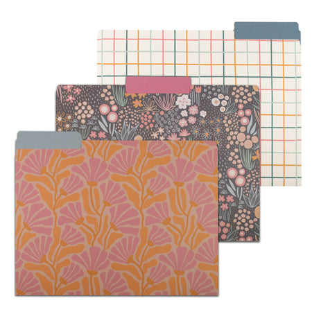 Signature Series&trade; File Folders, Assorted Designs, Pack of 6