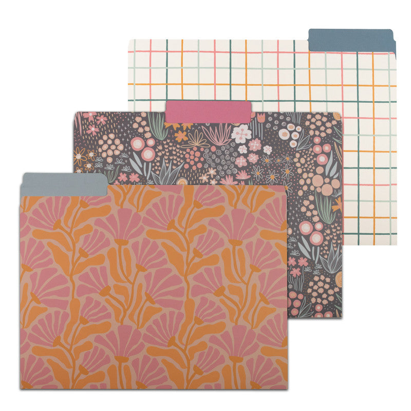 Signature Series&trade; File Folders, Assorted Designs, Pack of 6