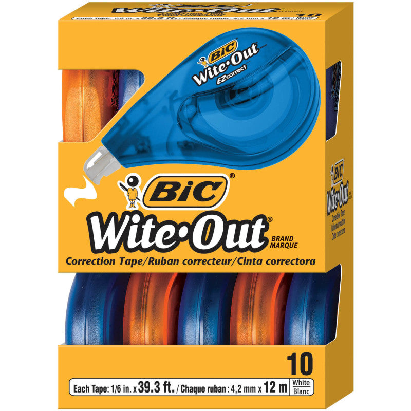 Wite-Out&reg; Brand EZ Correct&reg; Correction Tape, Pack of 10