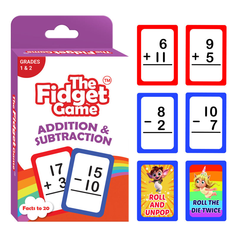 Addition and Subtraction Card Pack, Facts to 20, Grades 1-2