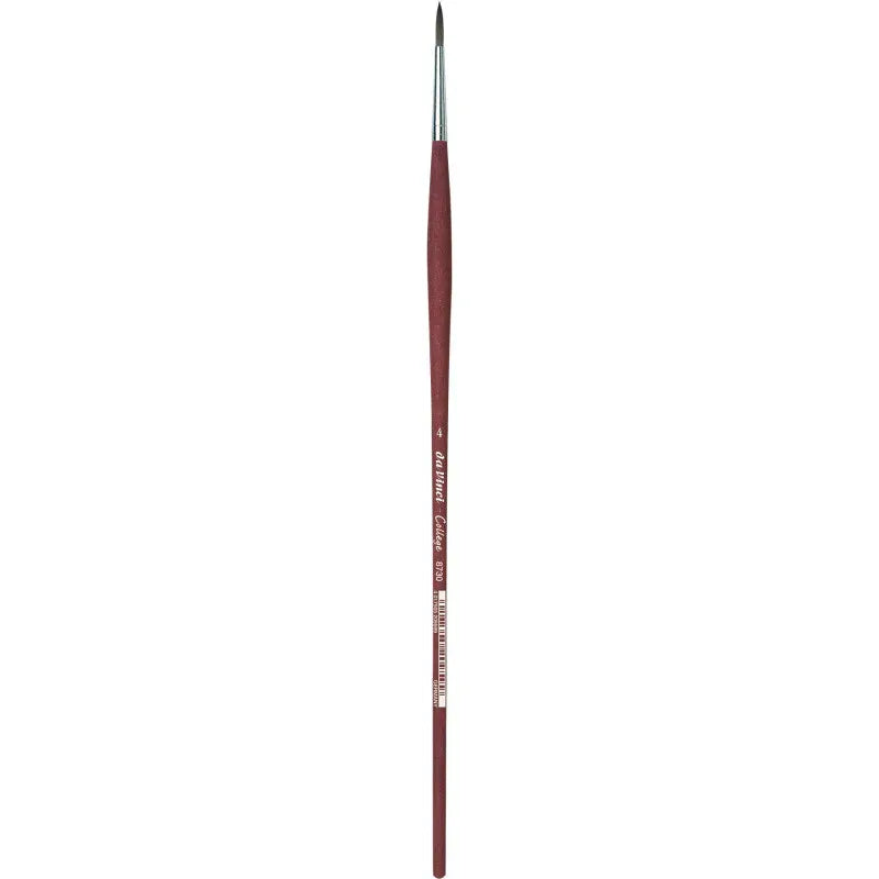 COLLEGE Student Brush, Synthetic, Acrylic & Oil, Round, Series 8730, Size 4
