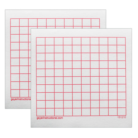 Graphing 3M Post-it&reg; Notes,10 x 10 Grid, 4 Pads Per Pack, 2 Packs