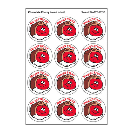 Sweet Stuff/Chocolate Cherry scent Retro Scratch 'n Sniff Stinky Stickers&reg;, 24 ct.