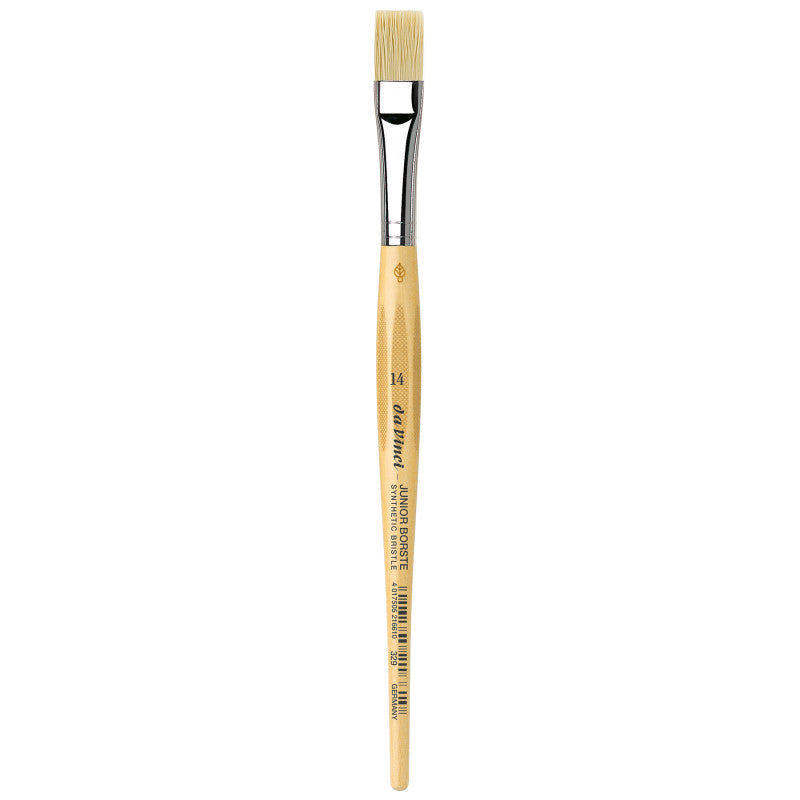 JUNIOR BORSTE Synthetic Student Brush, Synthetic, Tempera, Flat, Series 329, Size 14