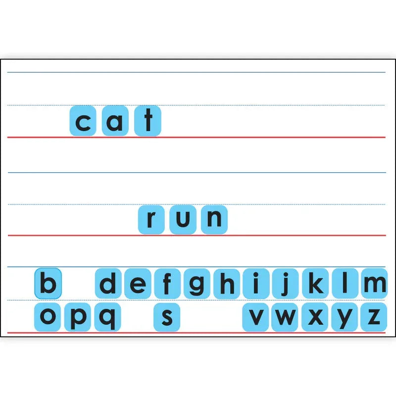 Touch-Stik&trade; Phonics Tiles & Mat, Fun with Letters Set, 104 Tiles