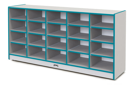 Rainbow Accents® 20 Tub Mobile Storage - without Tubs - Teal