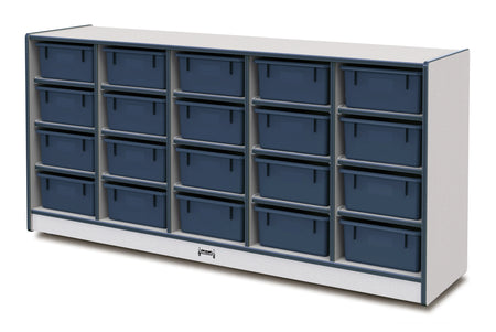 Rainbow Accents® 20 Tub Mobile Storage - without Tubs - Navy