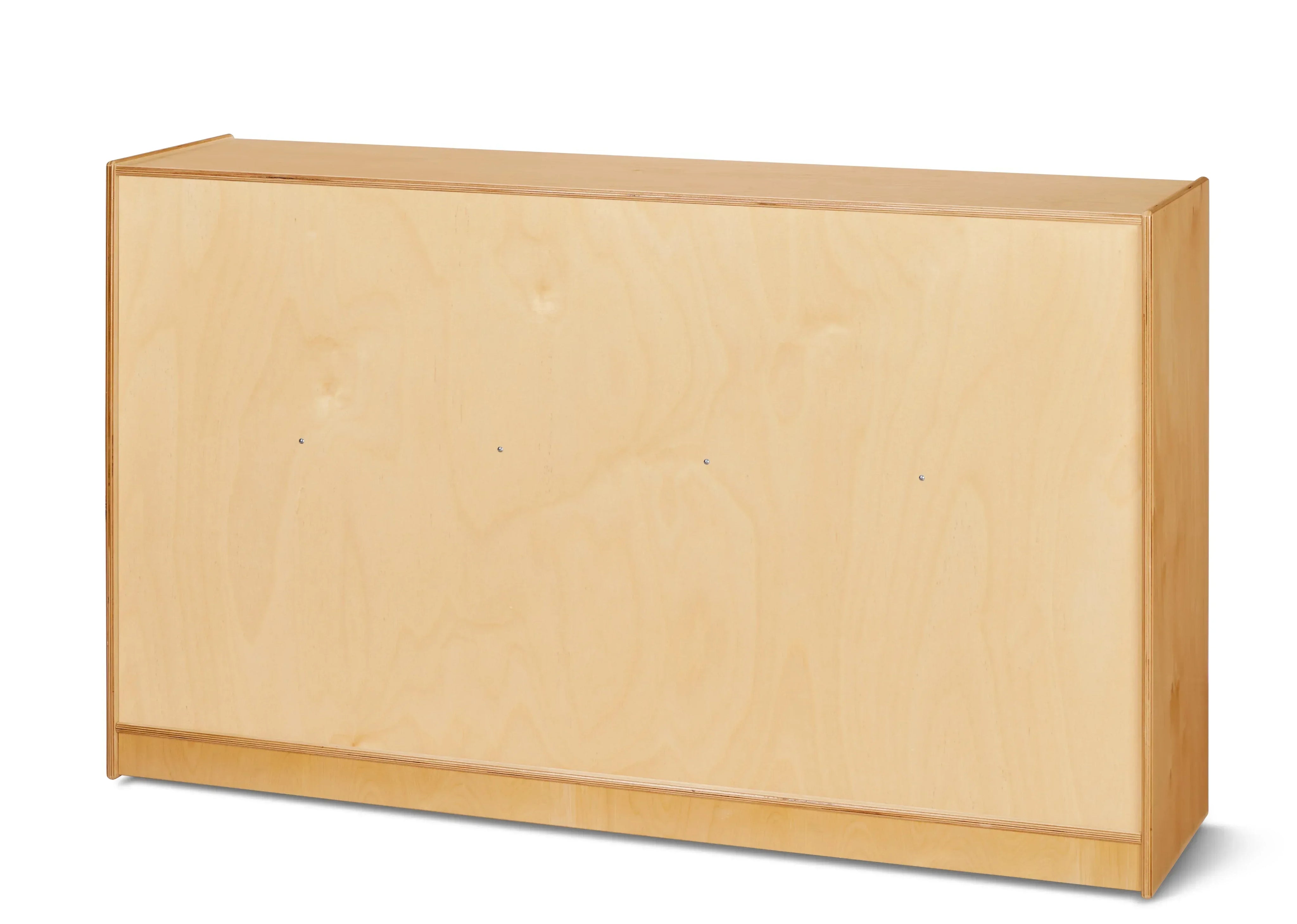 Jonti-Craft® 30 Cubbie-Tray Mobile Storage - with Colored Trays - Plywood Back