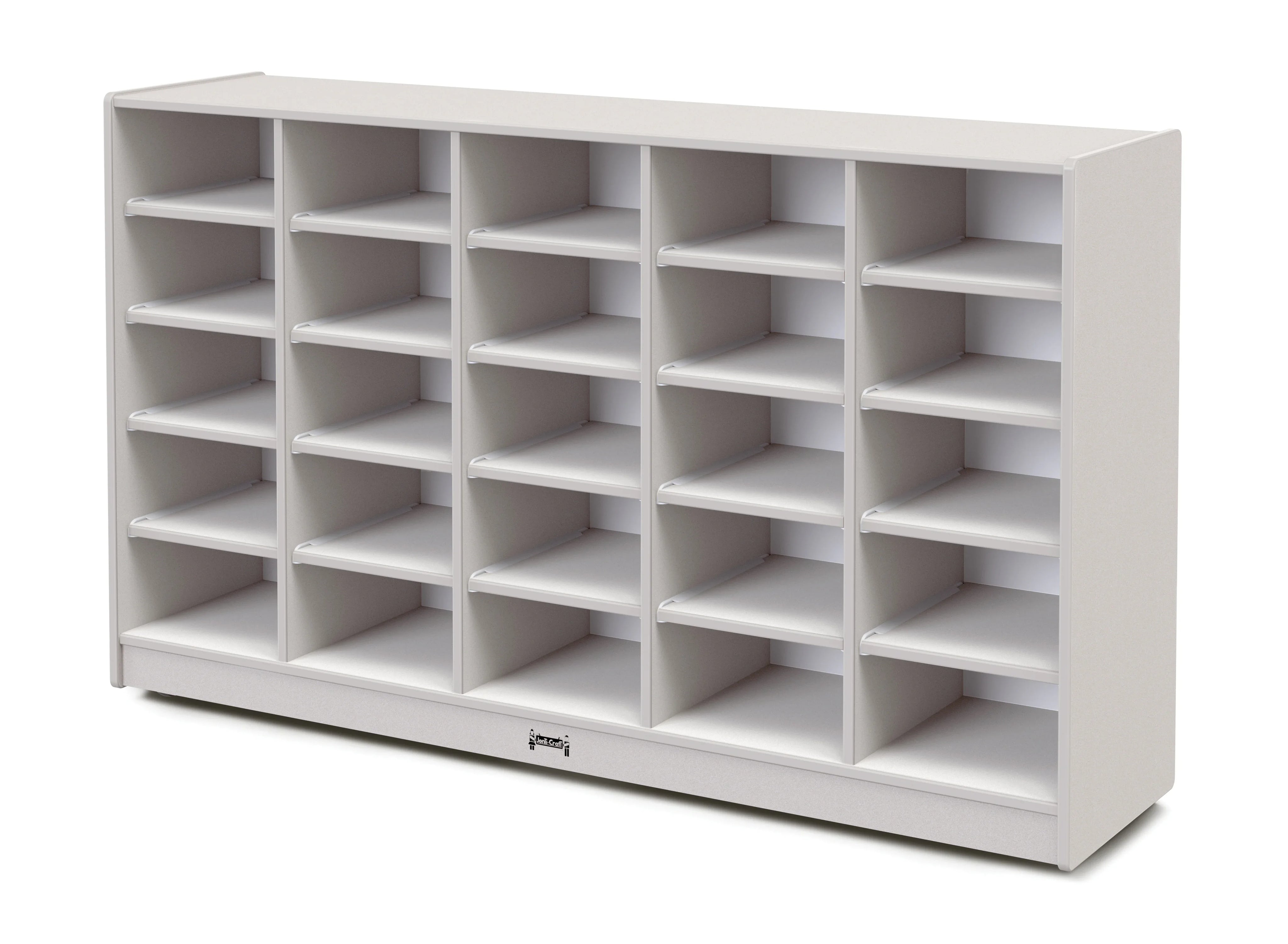 Rainbow Accents® 25 Tub Mobile Storage - without Tubs - Gray