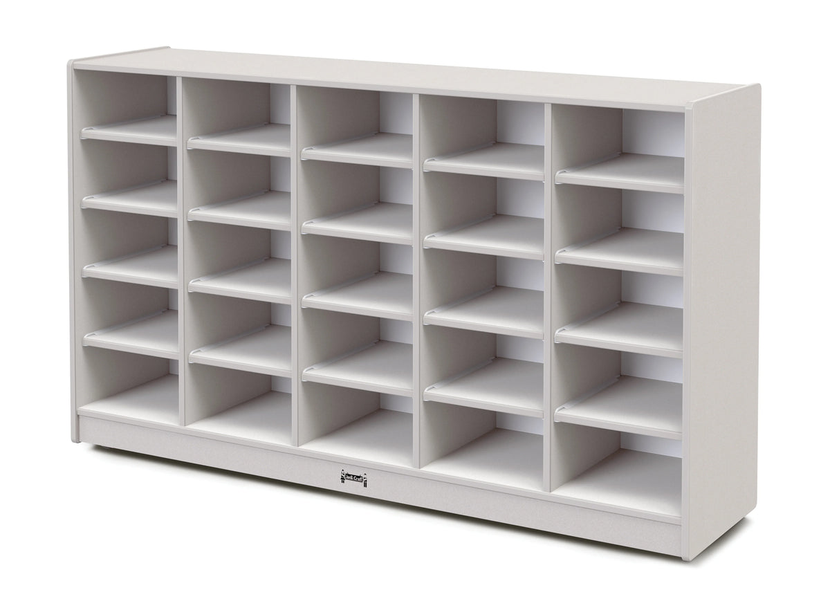 Rainbow Accents® 25 Tub Mobile Storage - with Tubs - Gray