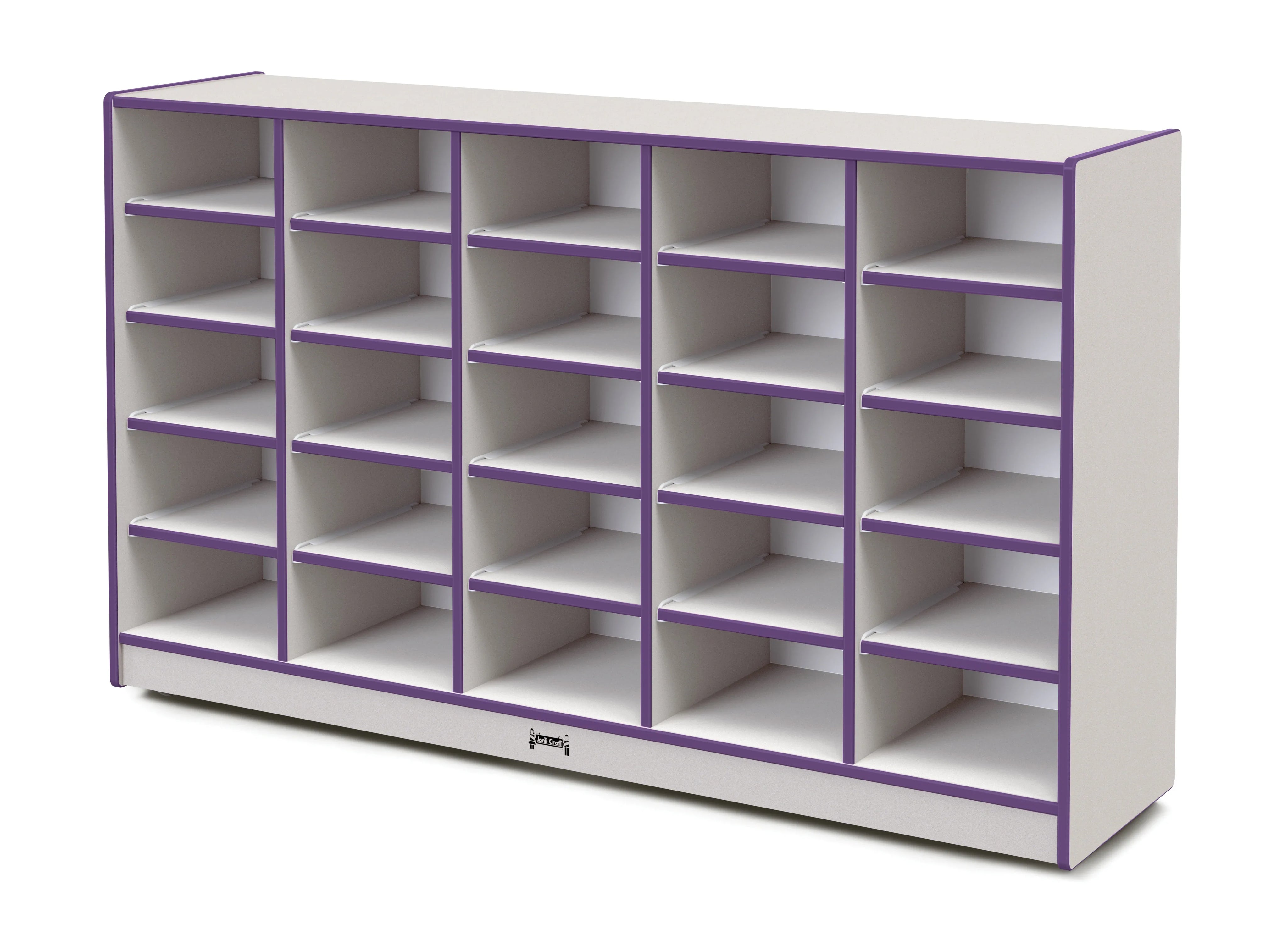 Rainbow Accents® 25 Tub Mobile Storage - without Tubs - Purple