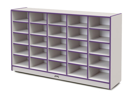 Rainbow Accents® 25 Tub Mobile Storage - without Tubs - Purple