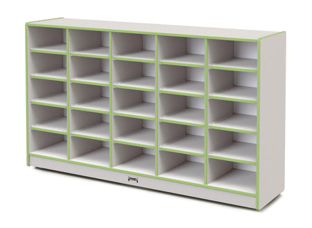 Rainbow Accents® 25 Tub Mobile Storage - with Tubs - Key Lime Green