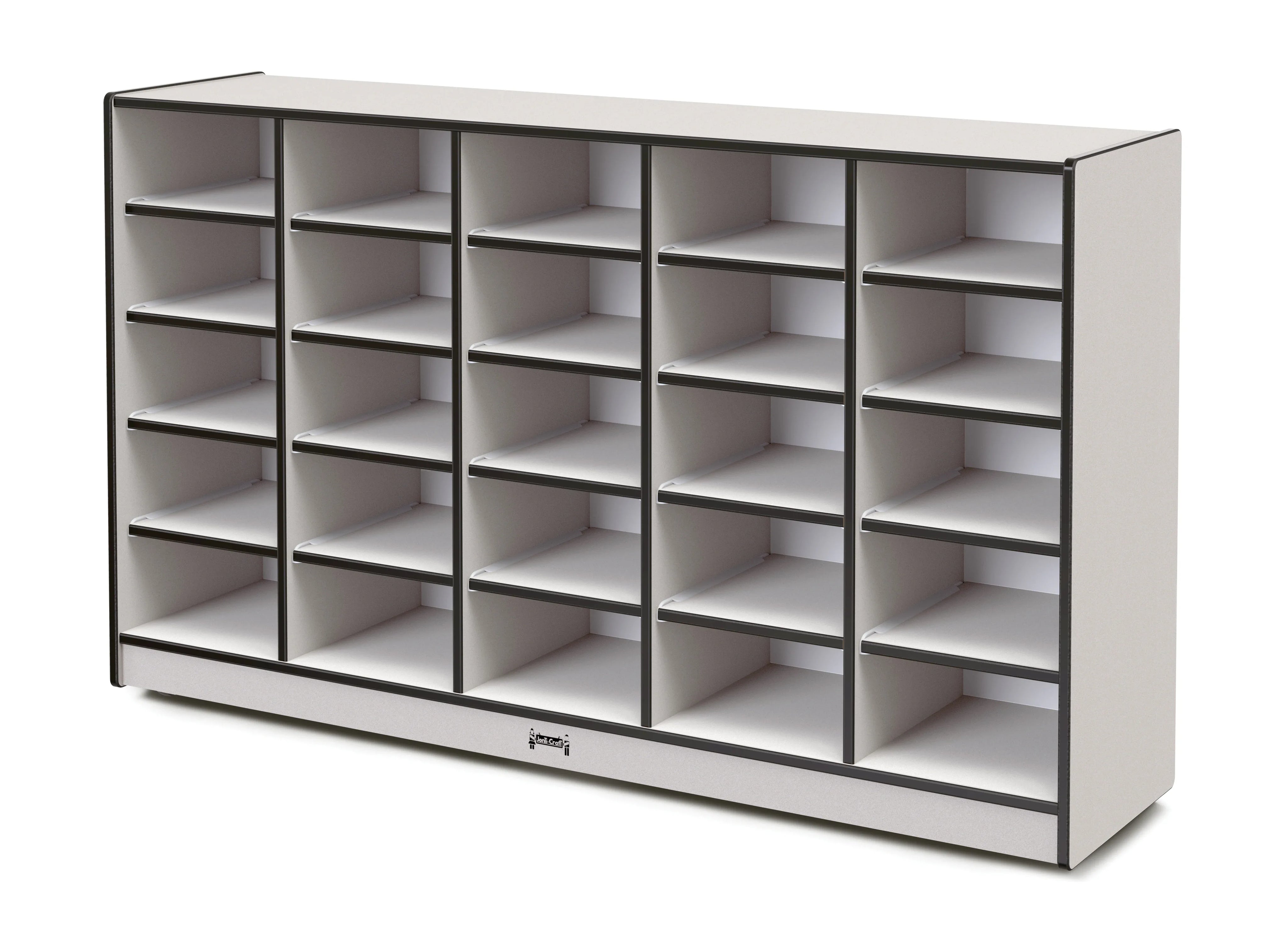 Rainbow Accents® 25 Tub Mobile Storage - without Tubs - Black